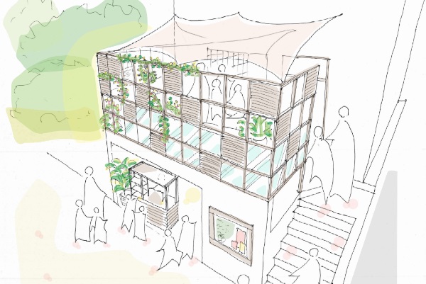 学⽣等の若者を中⼼とした地域豊穣化を促す交流拠点