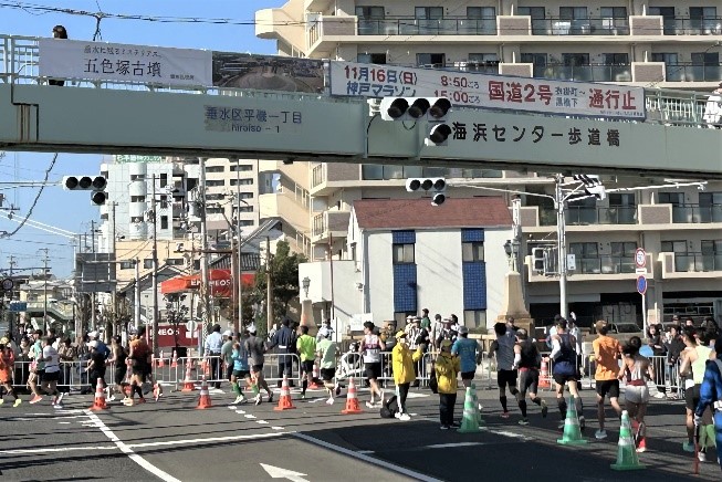 福田川交差点・海浜センター前歩道橋