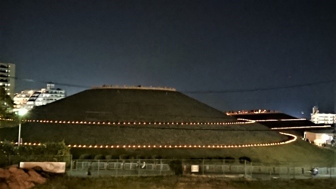 古墳館テラスからの眺望