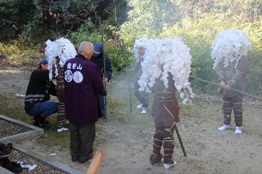 子鬼の練習の様子