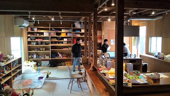 フリースペースえがおの内装