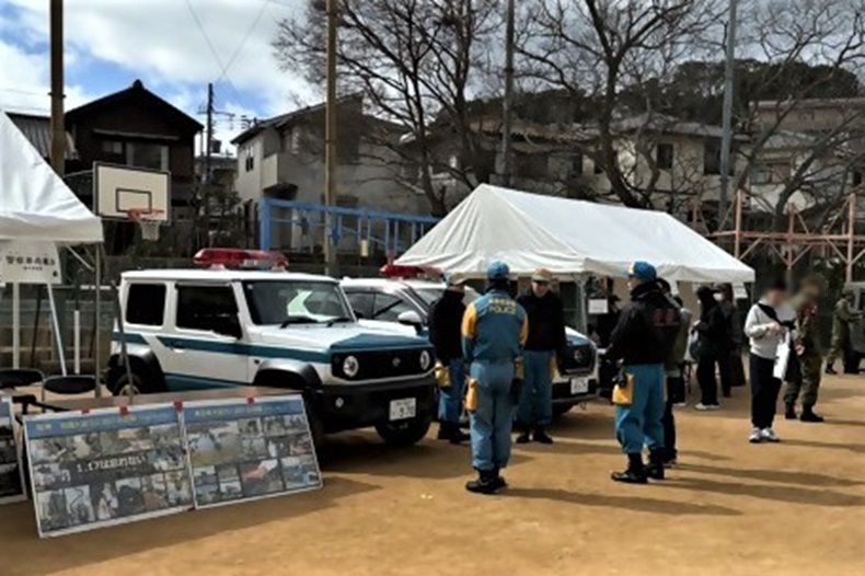 垂水警察署のブース