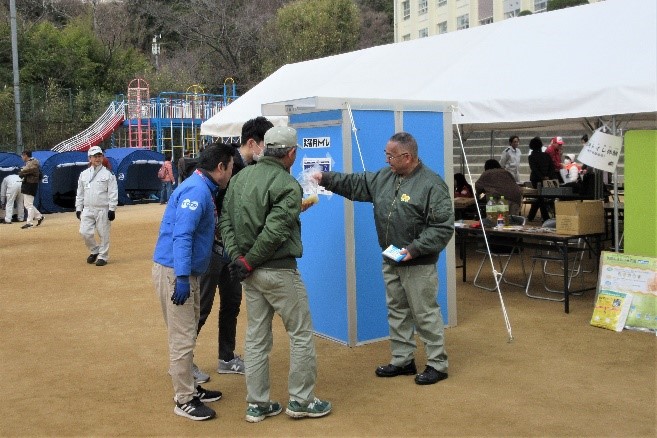 環境局のブース