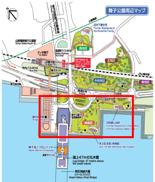 県立舞子公園マップ