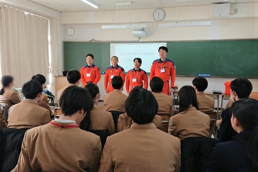 垂水消防署の講演