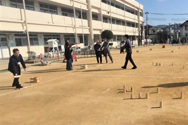 区長のプレーの様子