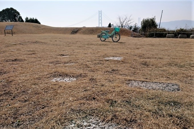 神戸市電の敷石