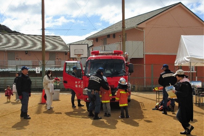 垂水消防署のブース1