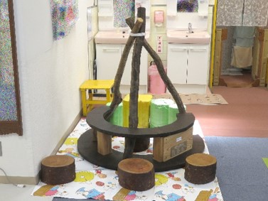 大日丘児童館のままごとあそびハウス写真