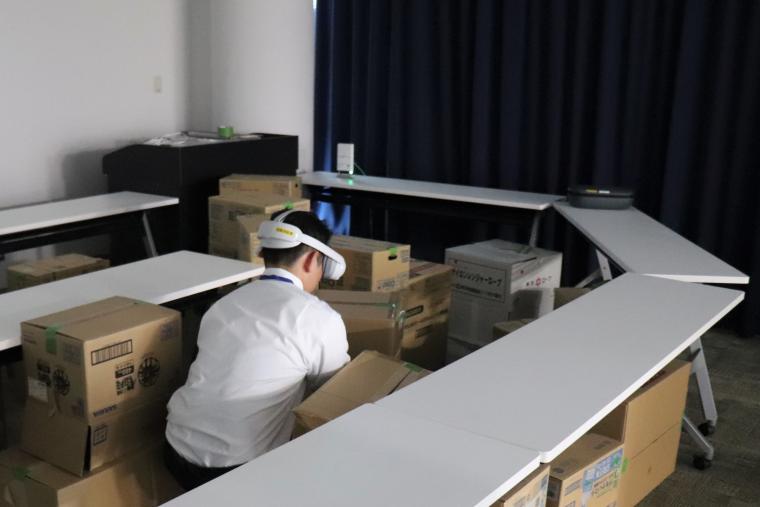 AR業務体験