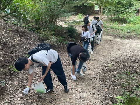 登山道清掃ゆうちょ