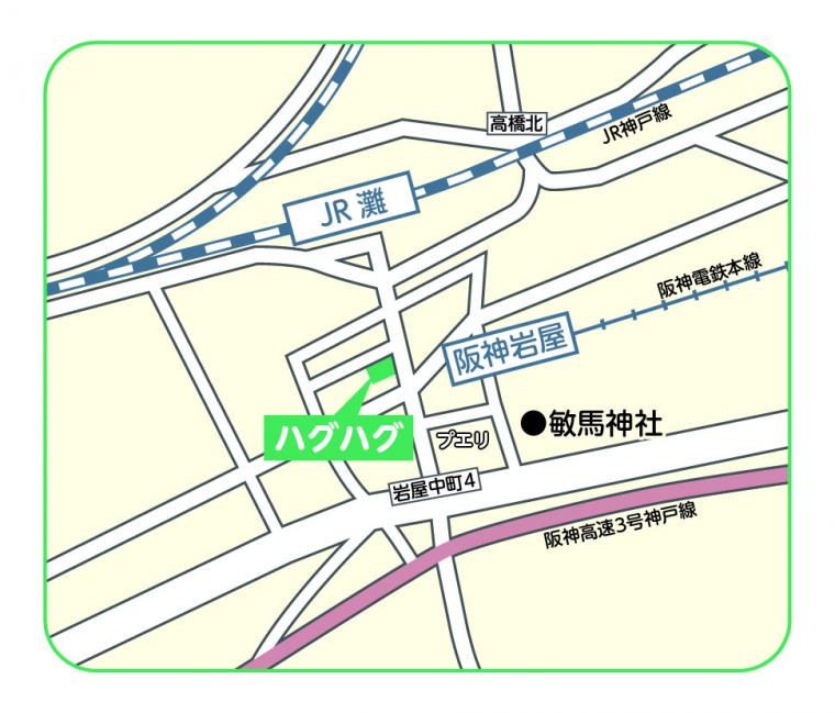 hughug map