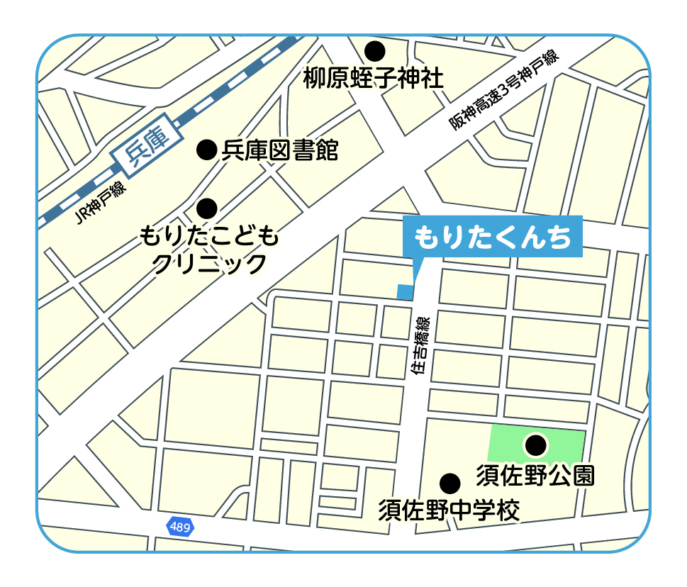 もりたくんちの地図