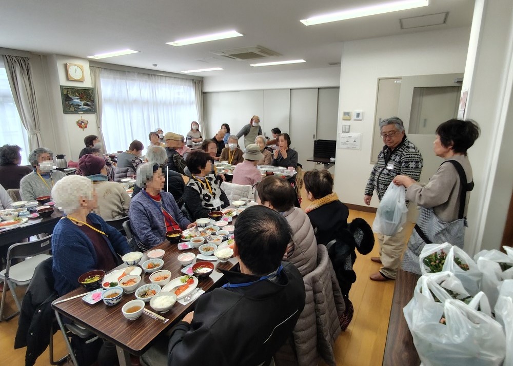 ふれあい給食会の様子