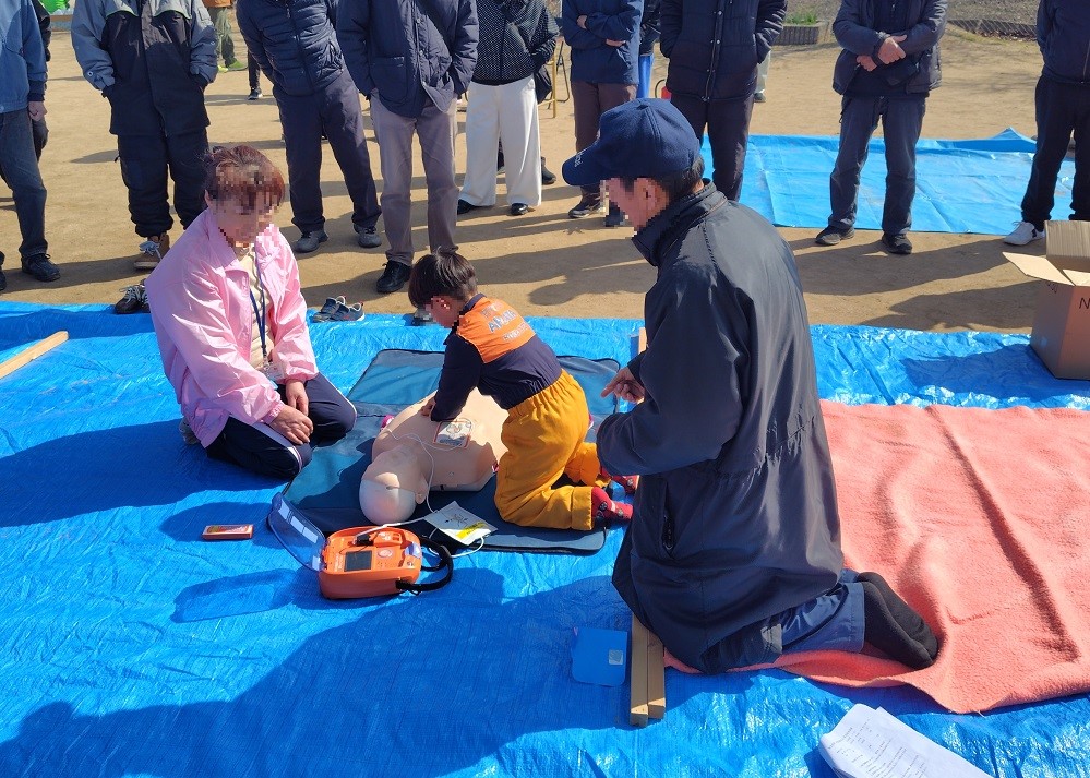 防災訓練の様子