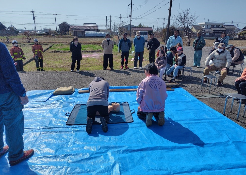 防災訓練の様子