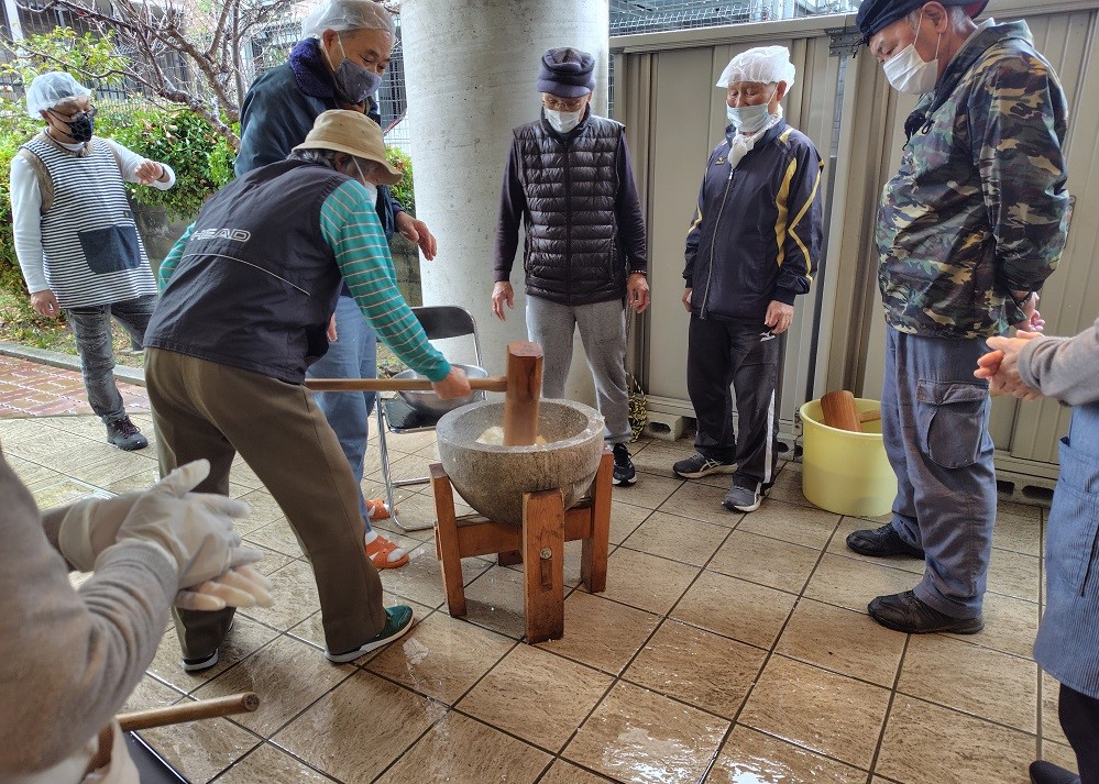 餅つき