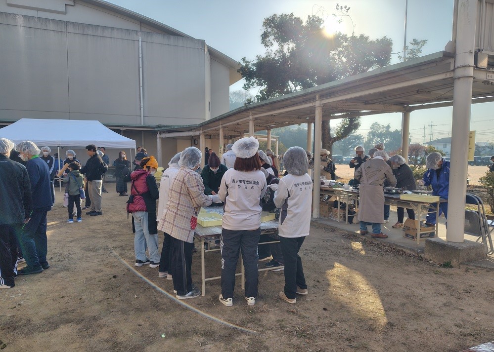 もち作りの様子