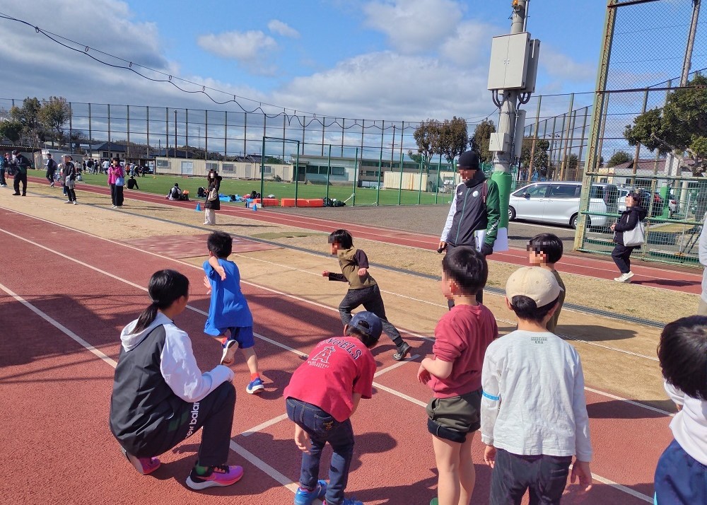 走り方教室の様子