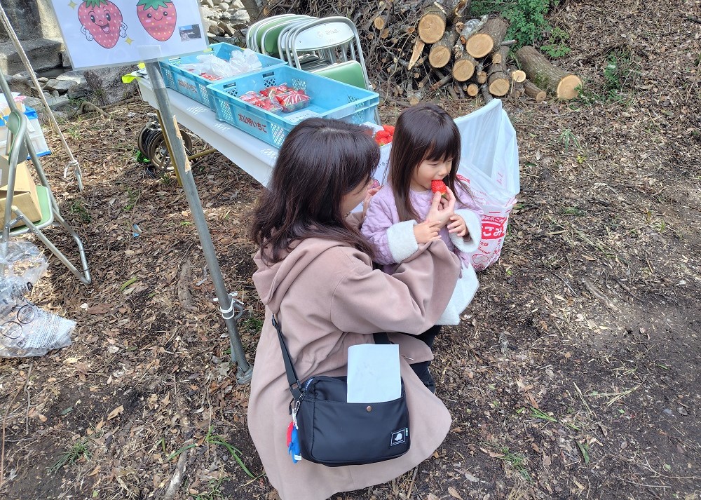 森のマルシェの様子