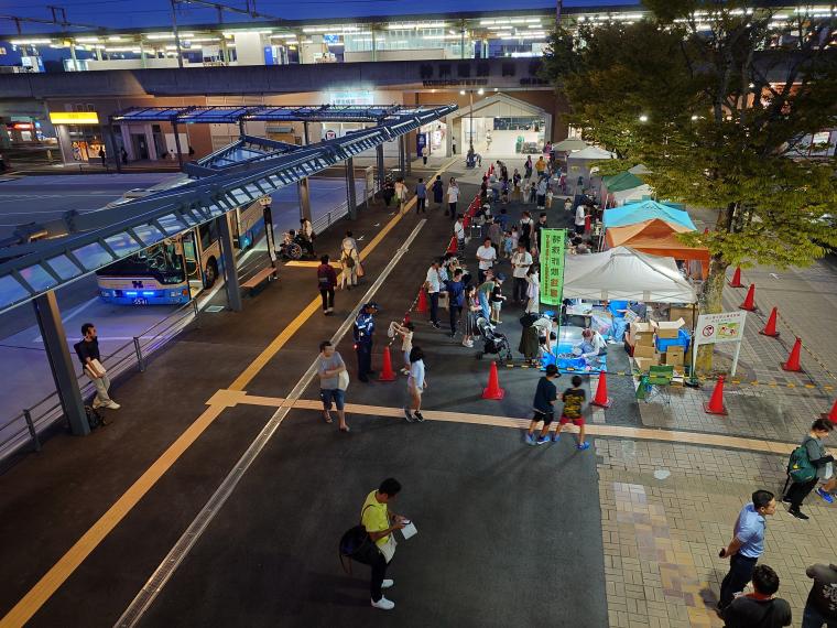 岡場駅前チャレンジ夏祭り_夜