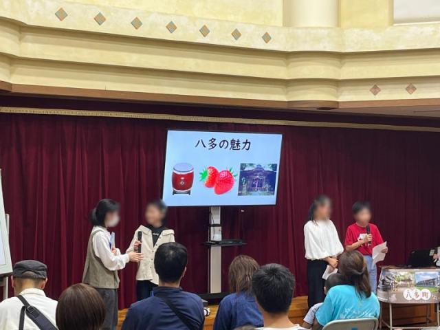 生徒の発表