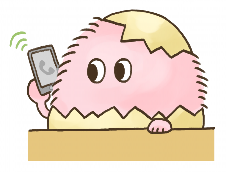これカラのイラスト3電話をかけるこれカラ