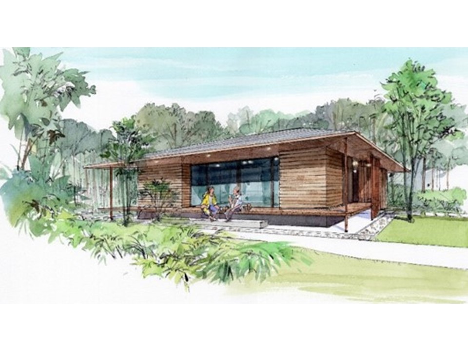 里山住宅のイメージ図