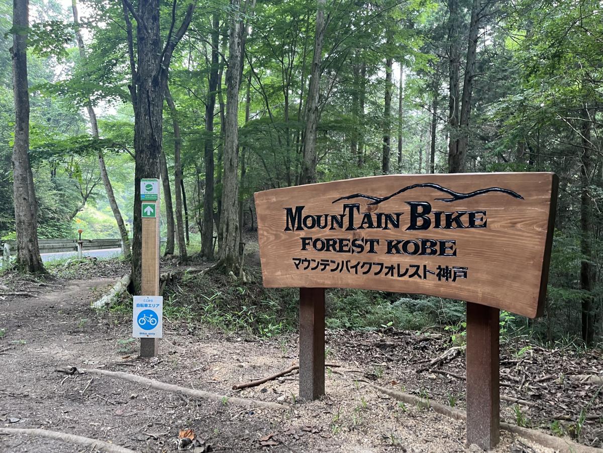 マウンテンバイクコース整備への現地資材活用