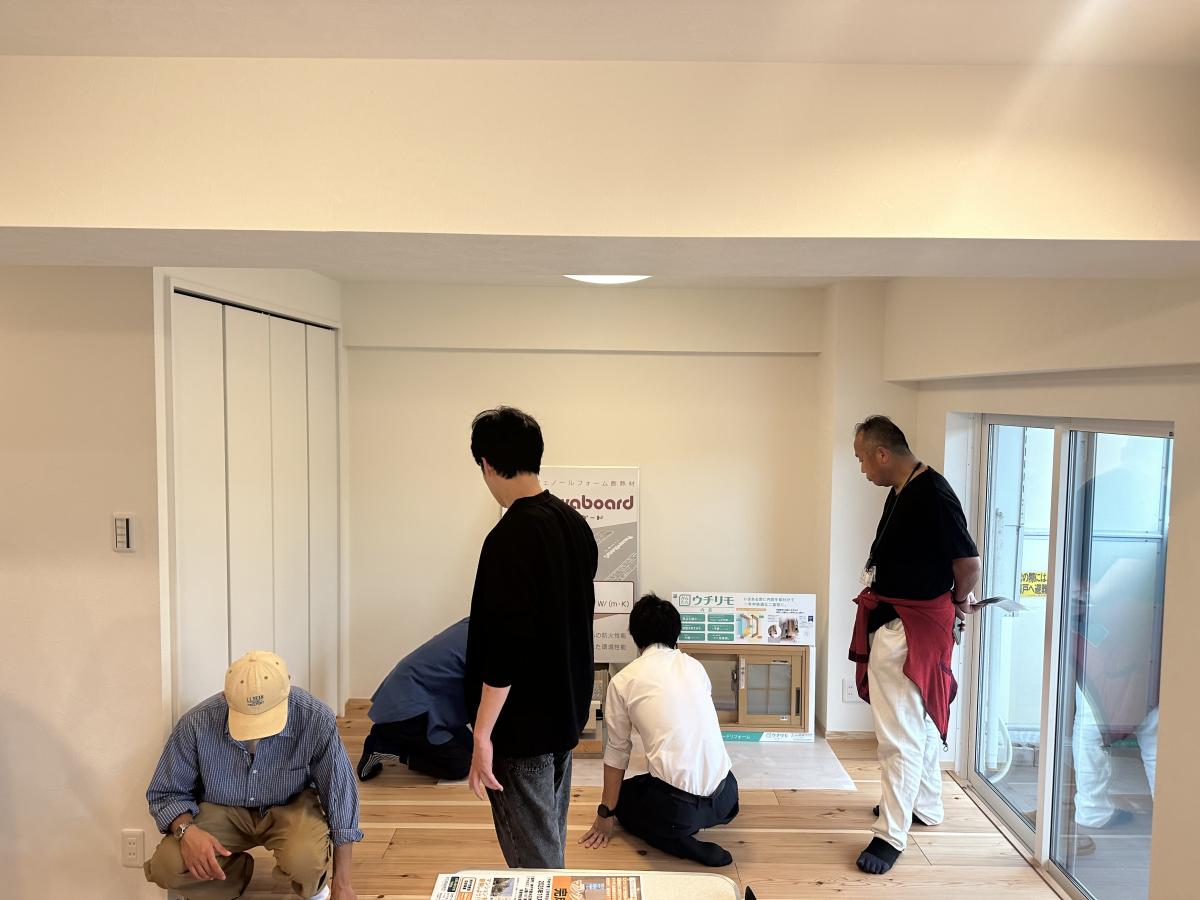 第1号採択事業者　完成見学会の様子