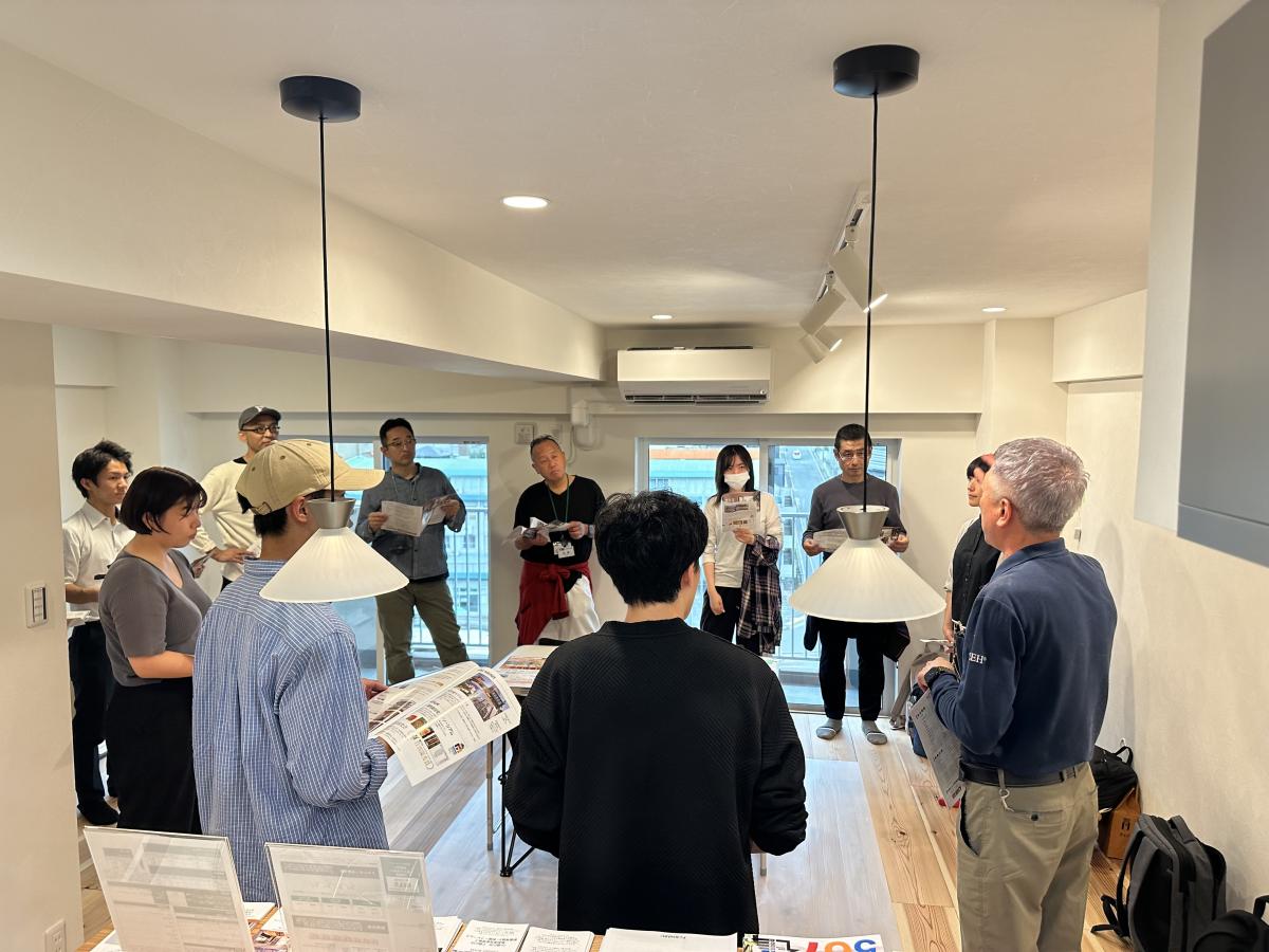 第1号採択事業者　完成見学会の様子