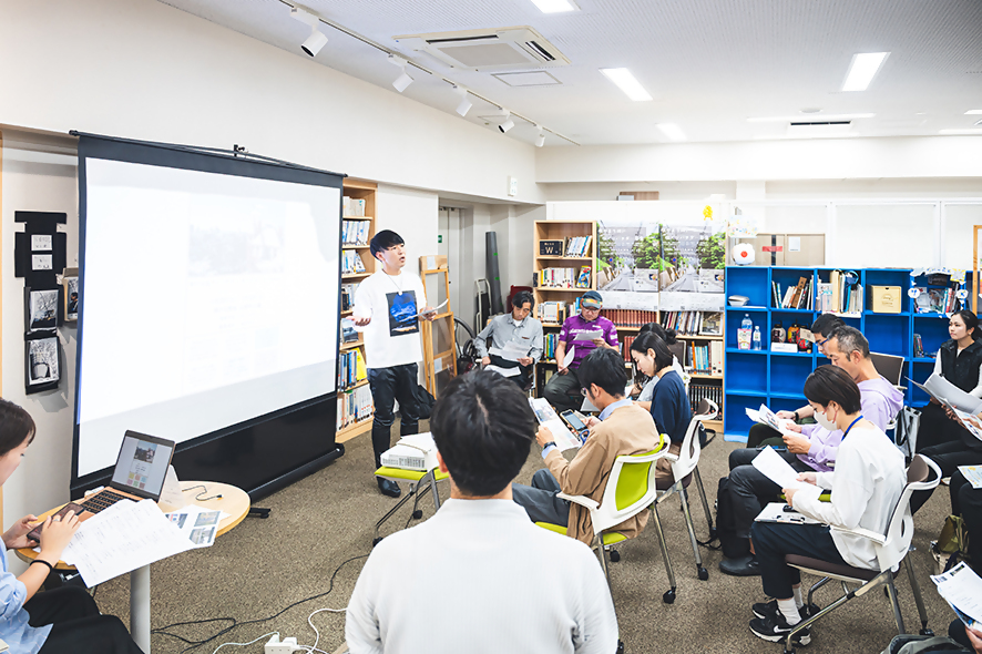 第1回のオカダユータさん説明写真