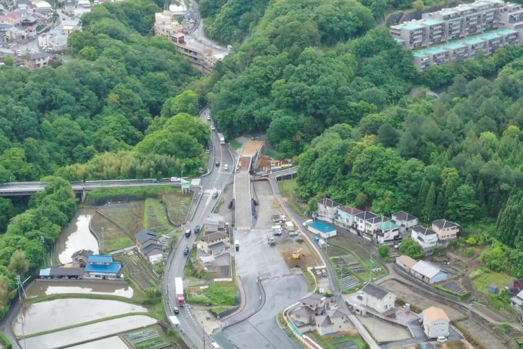 2025年5月のトンネル西側坑口付近の状況写真