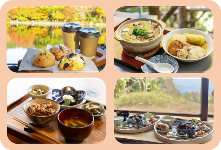 スポットの食事写真