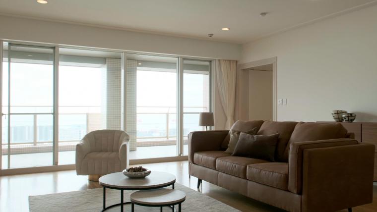 リビングからの景色写真