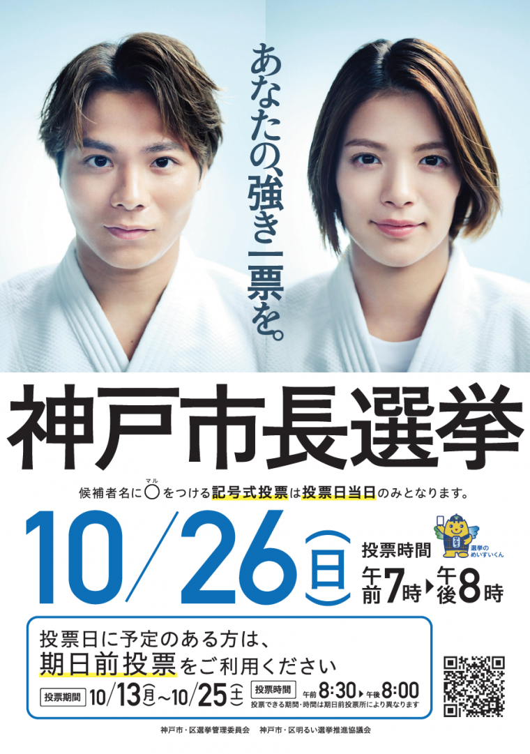 神戸市長選挙ポスター