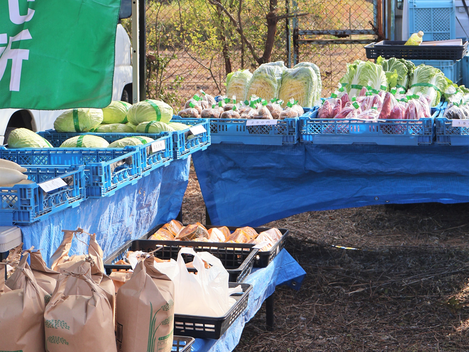 新酒まつり_野菜販売
