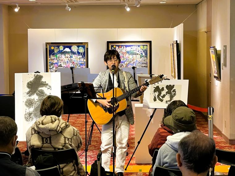 ギター演奏画像