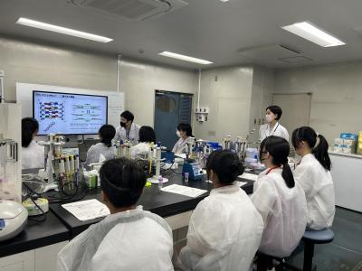 PCR検査体験の写真