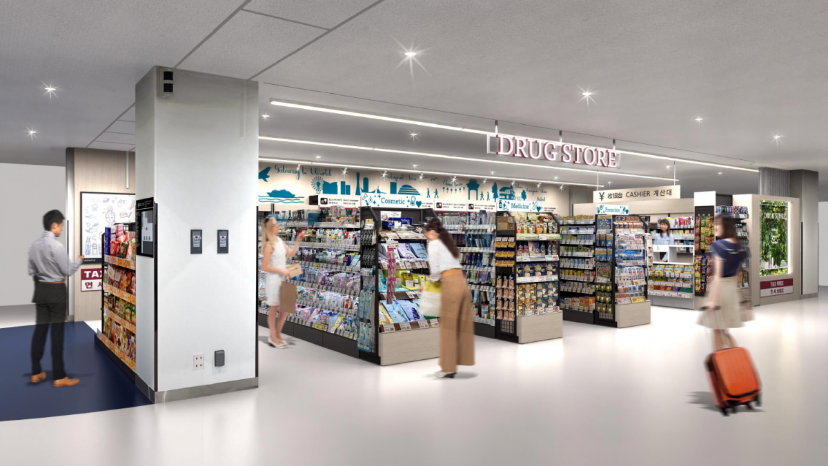 ドラッグストア_完成イメージパース