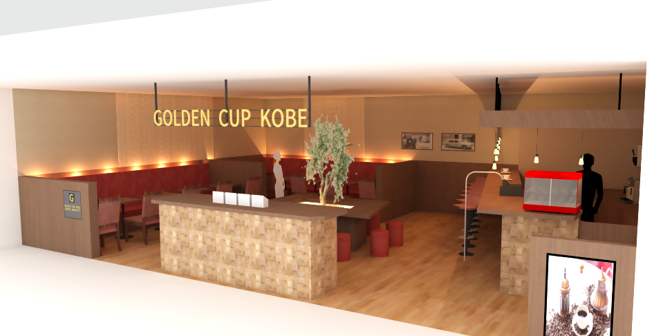 喫茶店_完成イメージパース