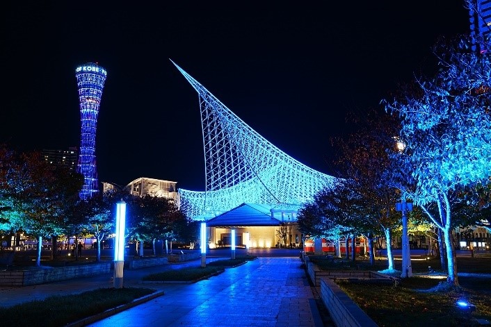 ライトアップ写真