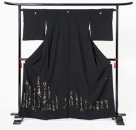 井茂圭洞《万葉歌(着物)》全体図