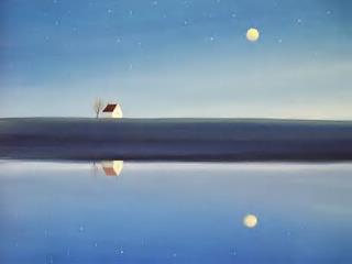 葉祥明《Doublemoon》