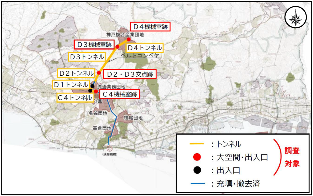 サウンディング型市場調査位置図