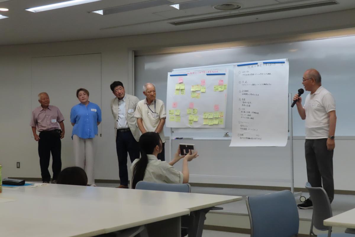 ワークショップの発表