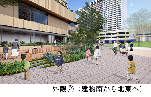 外観②（建物南から北東へ）