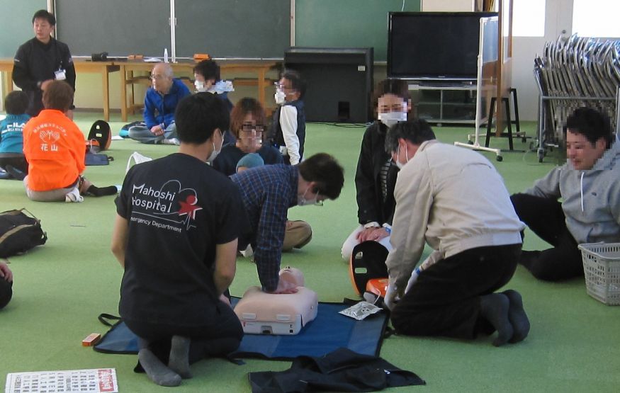 病院連携の救急訓練