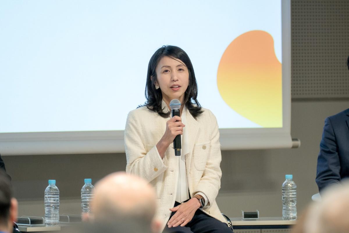 パネリスト・関西電力株式会社兵庫支社の中林氏の写真