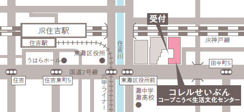 コレルせいぶんの地図